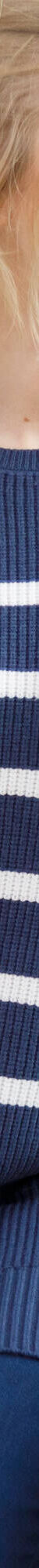 Pull tunique boutons fantaisie, rayé (marine / écru) Pull tunique boutons fantaisie, rayé (marine / écru)